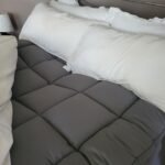 BDEUS Dual Layer 5 Inch Memory Foam Mattress Topper Queen Size. 2 Inch Gel Memory Foam Plus 3 Inch 1450 GSM Down Alternative Quilted Pillow Top Mattress Pad Cover.Dark Gray photo review