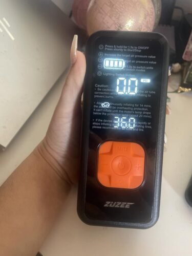 Tire Inflator Portable Air Compressor - 4X Faster Inflation. 150PSI Air Pump for Car Tires with Digital Pressure Gauge/LED Light. 20000mAh Portable Tire Inflator for Car. Moto. Bike. Ball. etc photo review