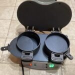 Hamilton Beach Dual Breakfast Sandwich Maker with Timer. Ready in 5 Minutes. Removable Dishwasher Safe PFAS-Free Non-Stick Egg Cooker Ring. Silver (25490MNA) photo review