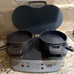 Hamilton Beach Dual Breakfast Sandwich Maker with Timer. Ready in 5 Minutes. Removable Dishwasher Safe PFAS-Free Non-Stick Egg Cooker Ring. Silver (25490MNA) photo review