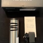 Narcissus Knife Sharpener. Professional 2 Stage Electric Knife Sharpener for Quick Sharpening & Polishing. with Scissors Sharpener and Metal Dust Collection Box. Stainless Steel. Silver photo review